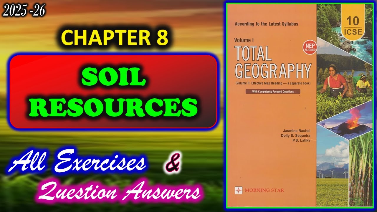 Soil Resources | Class 10 Geography |Chapter 8 | All Answers | 2025-26