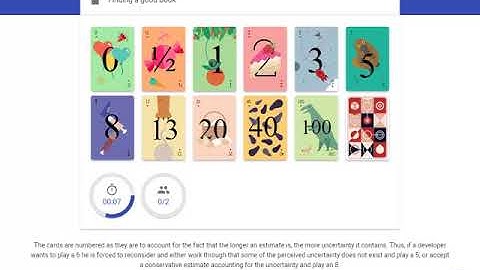 Scrum Planning Poker