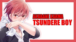 TSUNDERE BOY - Akabane Karma Impression (Japanese Voice Acting) Karma Dub Voice Actor