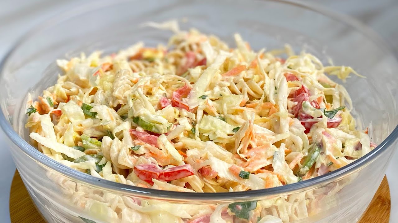 Delicious coleslaw recipe. YouTube