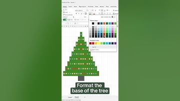 Hoe maak je een kerstboom in Excel?! 🎄
