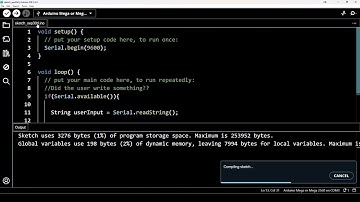 Arduino 101 Input to Serial Monitor