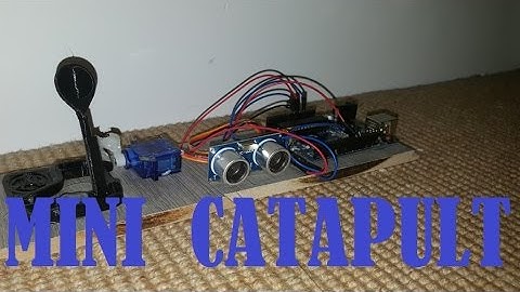 DIY MOTION ACTIVATED MINI CATAPULT