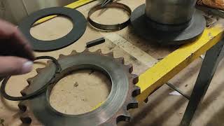 Disk Friction coupling - replacement of disk and repairing