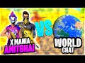 ONLY NEW AK47 CHALLENGE  AMITBHAI AND X-MANIA VS WORLD CHAT #DESIGAMERS