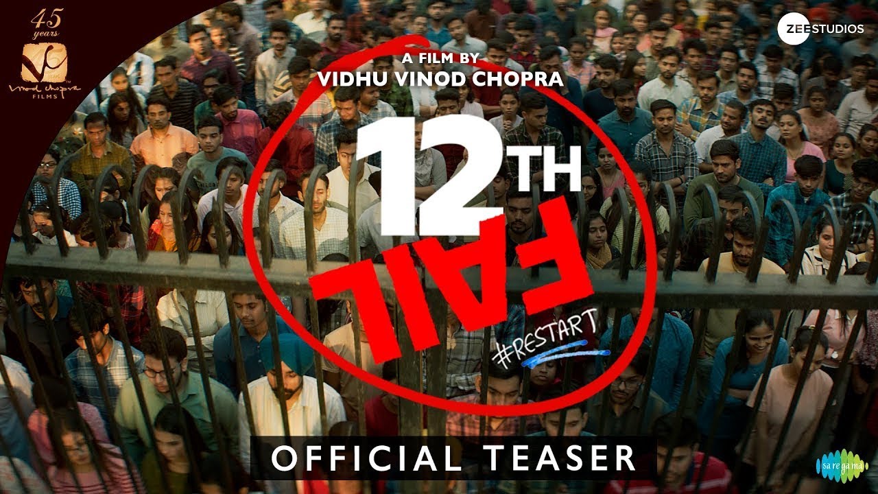 12th Fail Official Teaser | Vidhu Vinod Chopra | Vikrant Massey | 27th ...