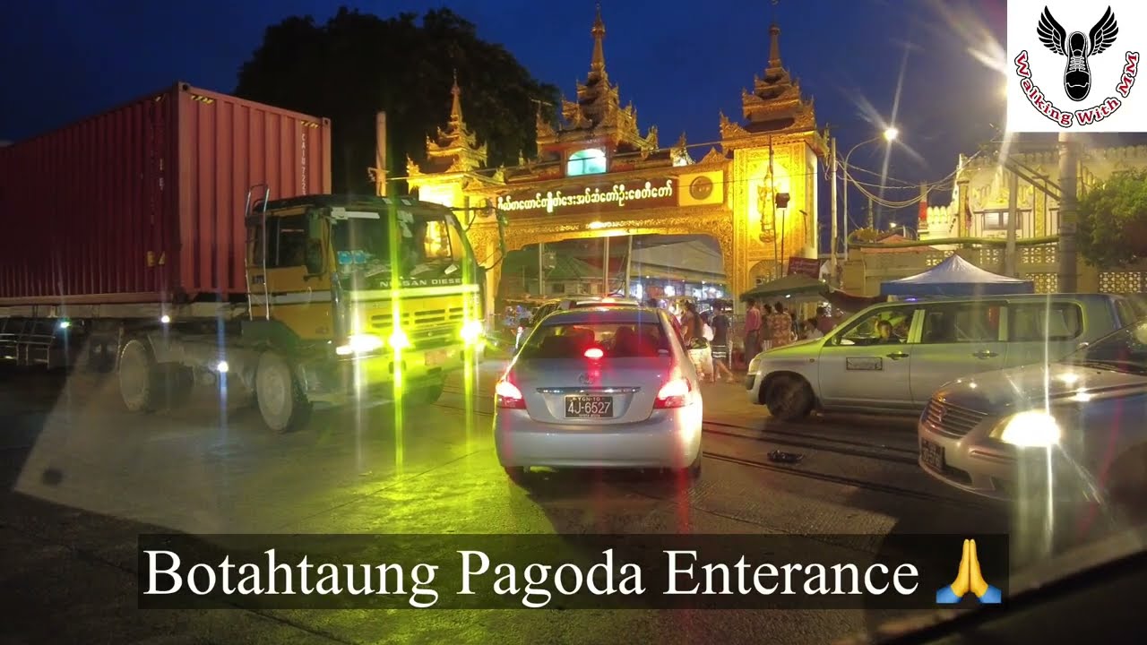 Yangon ( Ep- 3 ) Botahtaung Jetty Night Market, Myanmar .