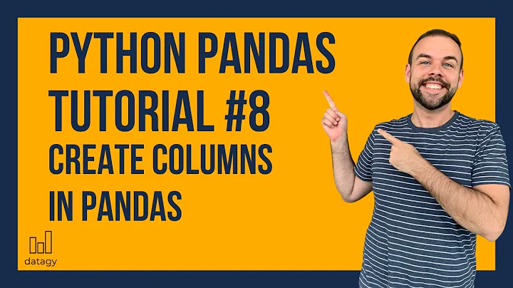 Create Columns in Pandas | Python Pandas Tutorial # 8  | Add, Subtract Columns | Text to Columns