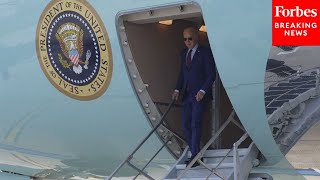 President Biden Arrives In Paris, France To Commemorate The 80th Anniversary Of DDay