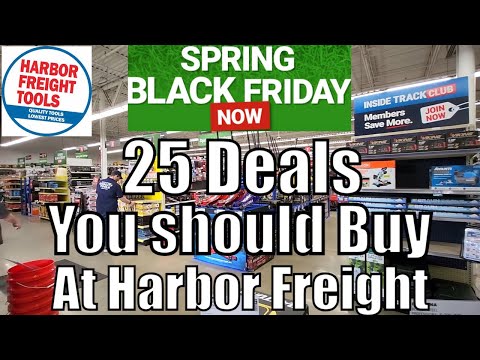 Harbor Freight Top 25 Things to Buy During the Spring Black Friday Sale