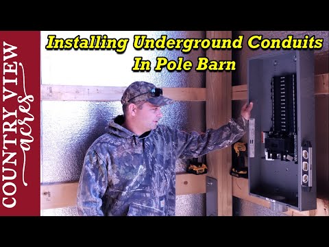 How To Install Large Conduit Directly From Exterior Electrical Panel?