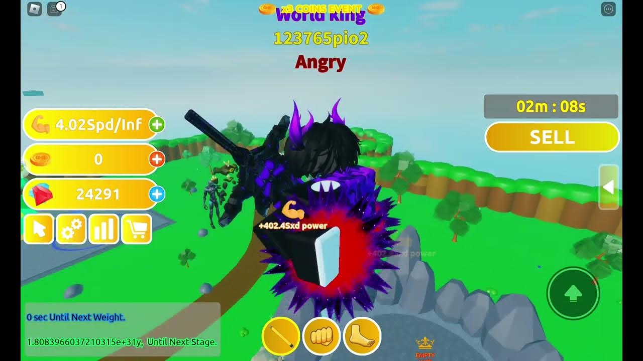 Buying stage 30 in fast Lifting Simulator!!! #roblox - YouTube