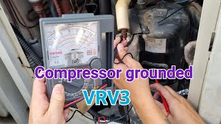 How to check grounded VRV compressor | Daikin VRV3 | Error L1