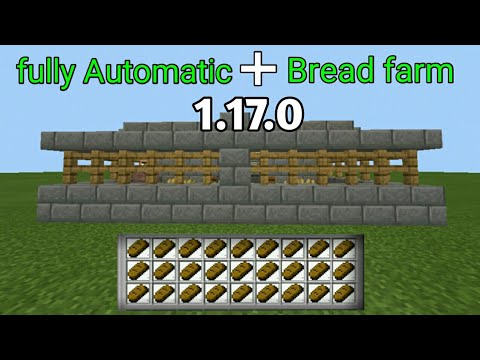 Minecraft : New fully Automatic Bread farm - YouTube