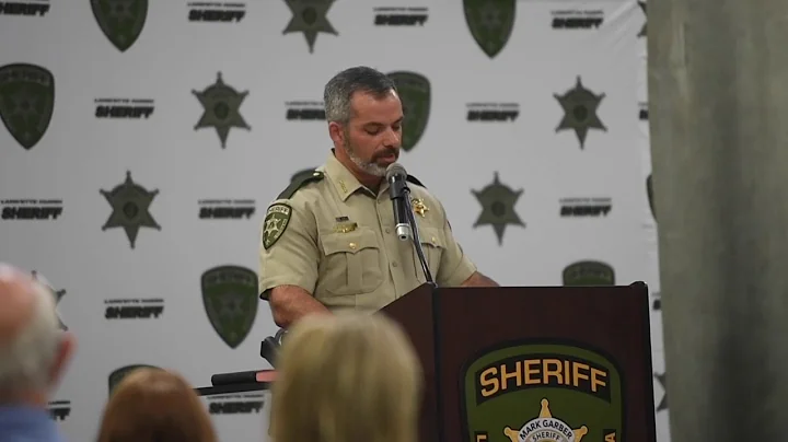 Sheriff Mark Garber speaks about law enforcement c...