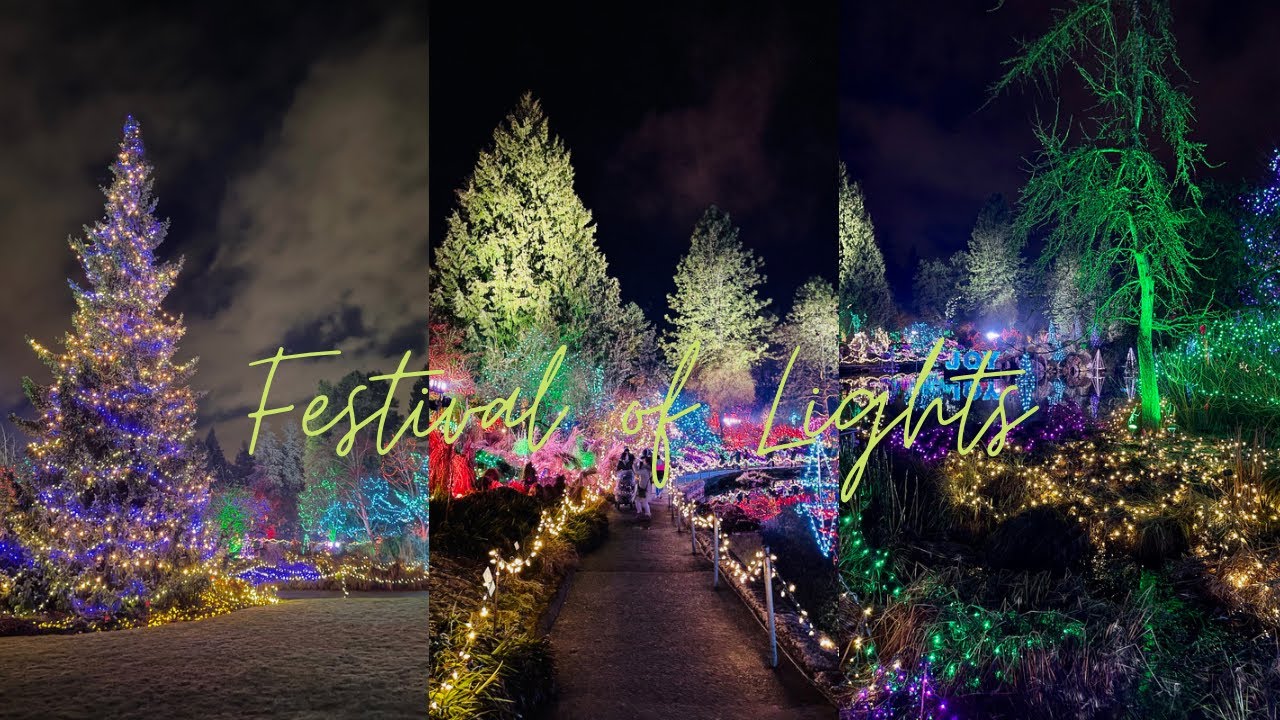 Festival of Lights｜一起在植物园跨年赏灯吧🎊｜Van Dusen Garden YouTube