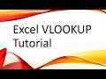 Excel vlookup tutorial