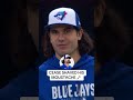 No moustache Dylan Cease made us do a double take 🧐 #MLB #BlueJays #Toronto