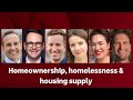 Homeownership homelessness  housing supply  qa