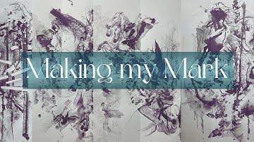 Art Tour | Drawing on Abstracts Made with Graphite Putty