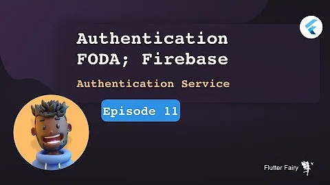 Foda Firebase Authentication; Flutter