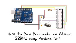 How To Burn Bootloader on Atmega 328PU using Arduino ISP (Part1)