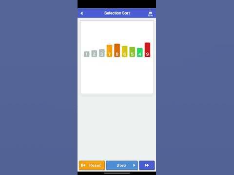 selection sort animation - YouTube