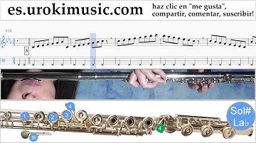 Tutorial de Flauta Sia - The Greatest Clases Notas Parte#1 um-927