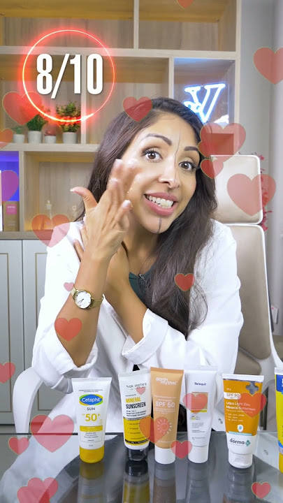 Indian mineral sunscreen review. Love Dr V xxx#sunscreen #nykaa #doctorv #mineralsunscreen