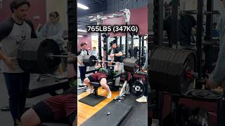 765LB BENCH PRESS @ 210LBS BODYWEIGHT!!? 🤯💀