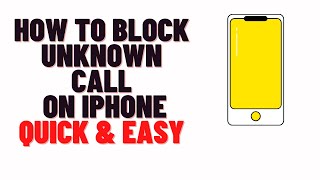 how to block unknown call on iphone screenshot 5