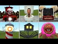 ALL MONSTER SCARIEST: SKIBIDI TOILET, CHARLES, BUS EATER, HOUSE HEAD, LIGHTHOUSE MONSTER in GMod!