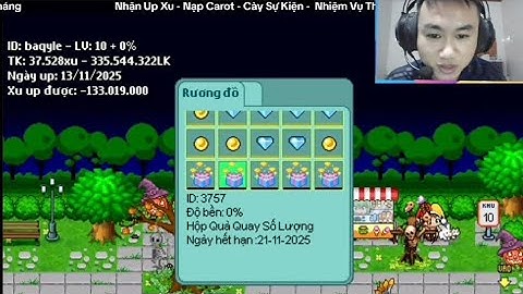 Test mở 5 hộp quà quay số lượng có gì ?