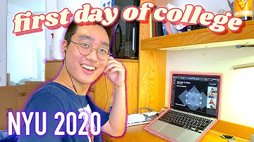 My First Day of College 2020!!! (NYU Freshman Year)