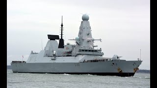 SHOTS FIRED at UK Navy destroyer violates Russia&#39;s border in Black Sea warning shots fired