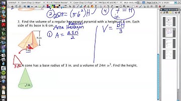 10.2/10.3/10.6 Geometry: Volumes of Prisms, Cylinders, Cones, Pyramids, and Spheres-part 2