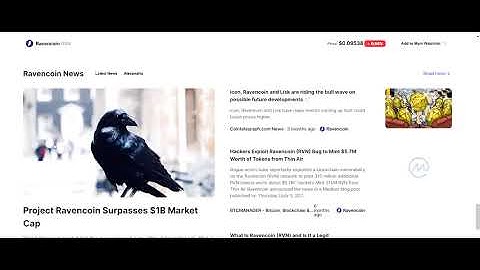 NEXT BIG CRYPTO | Ravencoin RVN | BTC Fork