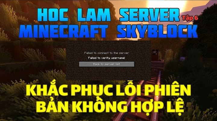 Các địa chỉ server minecraft không có lỗi