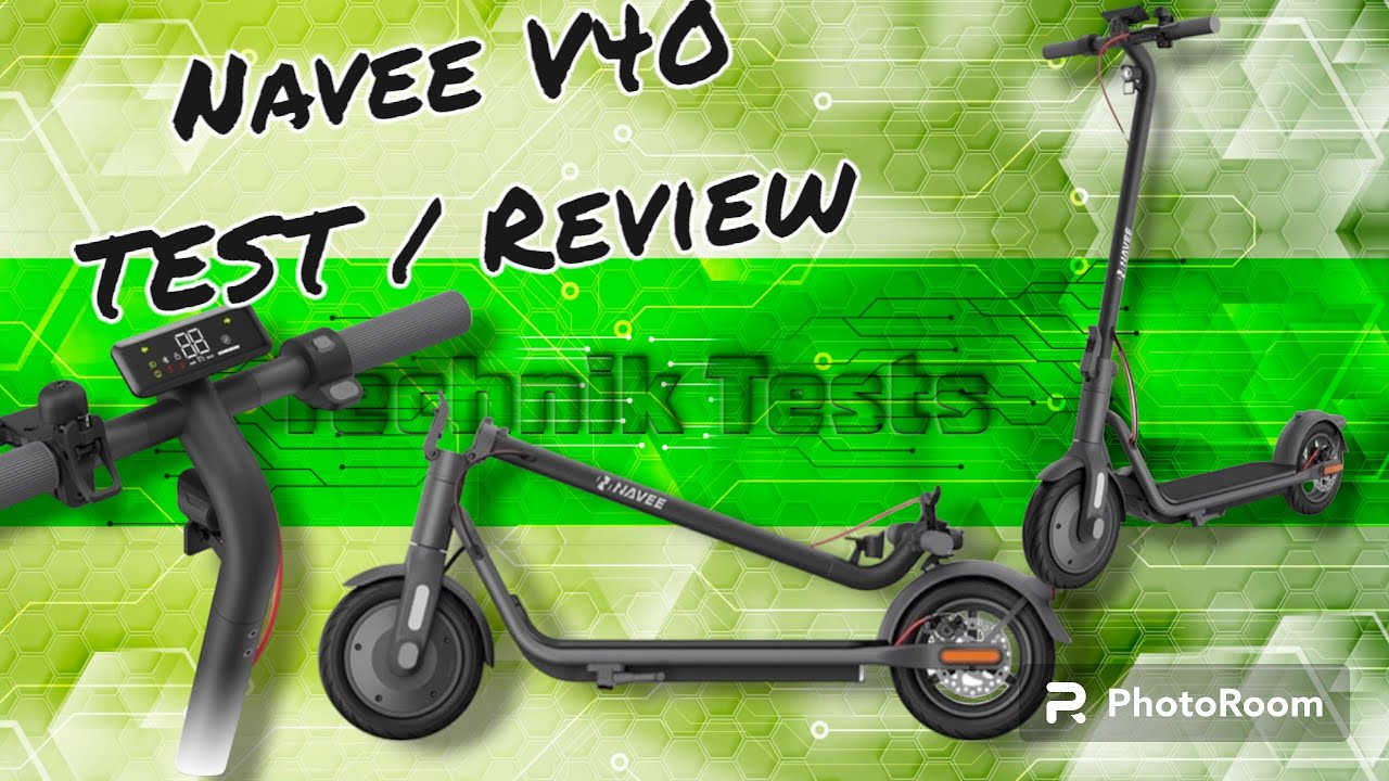 Navee V40 letzte mit Review Test Scooter E / - Meile / Straßenzulassung / YouTube