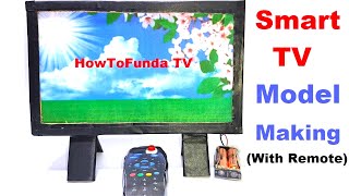 How To Make Led Tv At Home Using Cardboard Led Television With Remote - Diy Howtofunda