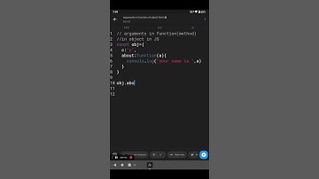 arguments in function (method) in object in JavaScript #youtube #shorts #shorts #js