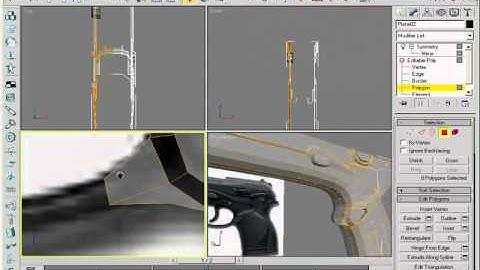 Beretta 9000 Modelling Tutorial - Part 3 (2 of 5) - Modelling Base (Continued)