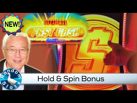 Ultimate Fast Cash Dolphin Treasure Slot Machine Hold and Spin Bonus