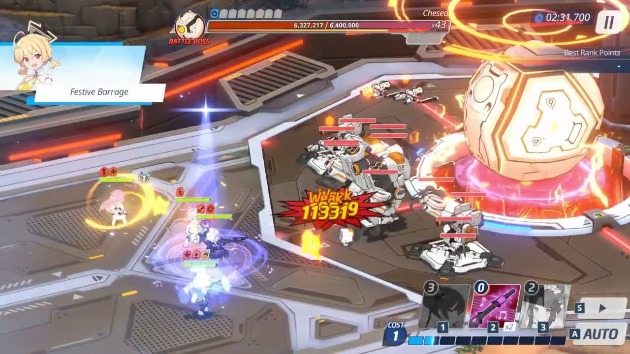 [Blue archive] Chesed red Insane | C kotori clear - 27,741,000+ pts