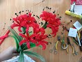 EP. 201 :  Nerine (เนอรีน)  How to make nylon/stocking flower by ployandpoom