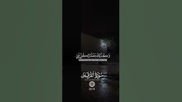 وقال رب ان قومي اتخذوا هذا القرأن مهجورا#تلاوه_خاشعه #القران_الكريم #القران_الكريم_راحه_نفسية😍🕋#لايك