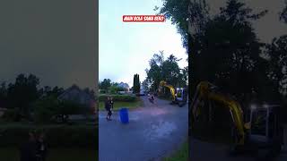 Main bola sama beko #beko #excavator