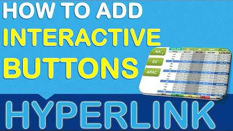 Add Interactive Excel Hyperlink Buttons with a Named Range