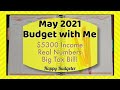 May Budget with Me | $5300 Income Family Budget | Real Numbers Budget