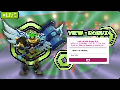 💸🔴Pls Donate [LIVE🔴]💸 |🔴 Donating Robux To Viewers!🔴Join: https://discord.gg/d8WT2ntuRT